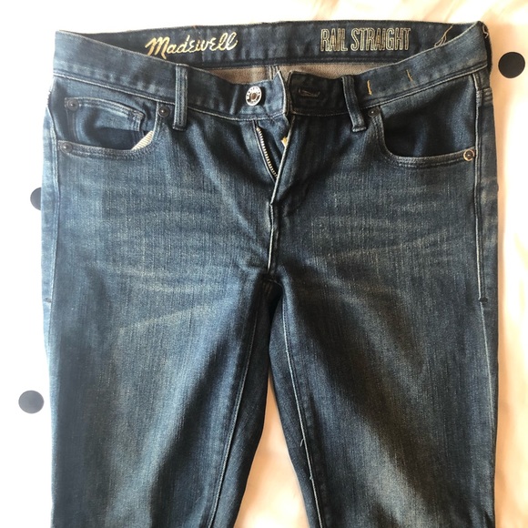 Madewell Rail Straight Denim - Picture 3 of 5